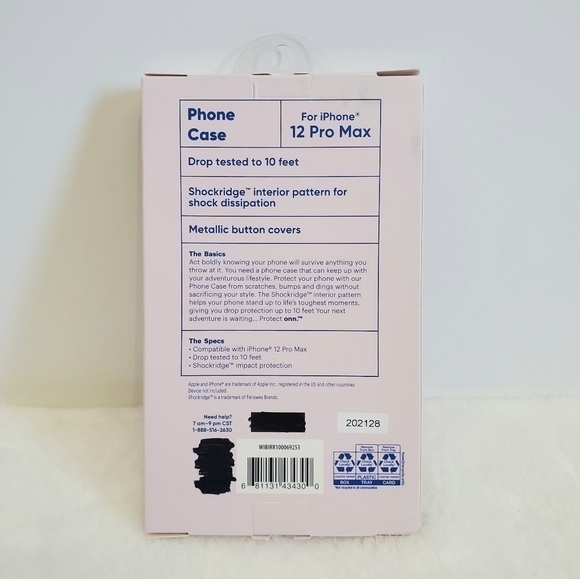 Nwt Onn. 12 Pro Max IPhone Iridescent Ridges Case - Picture 10 of 12